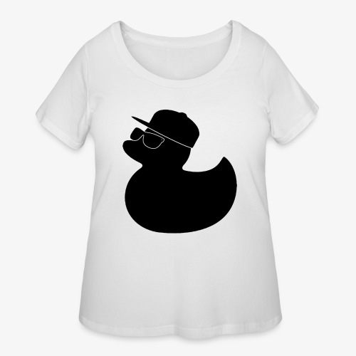 fekete koervonal ne lkuel - Women's Curvy T-Shirt