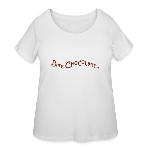 Bite Chocolate - Women's Curvy T-Shirt