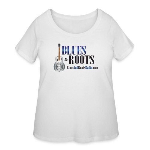 Blues & Roots Radio Logo - Women's Curvy T-Shirt