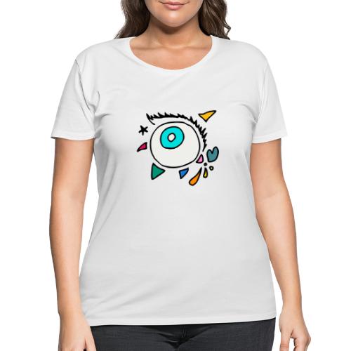 Punkodylate Eye - Women's Curvy T-Shirt