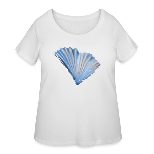 South Carolina Shell - Women's Curvy T-Shirt