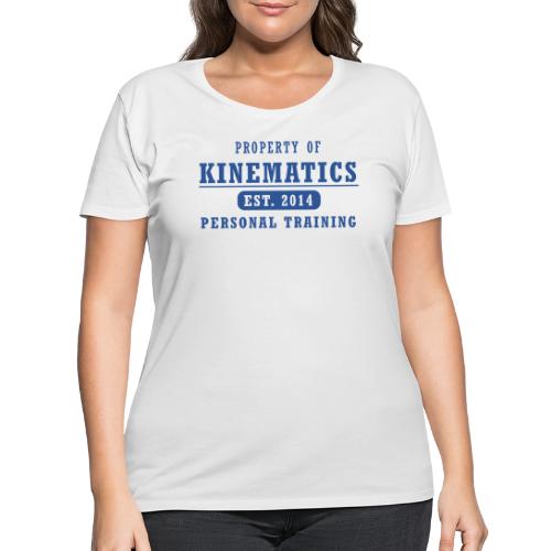 Property of blue - Women's Curvy T-Shirt