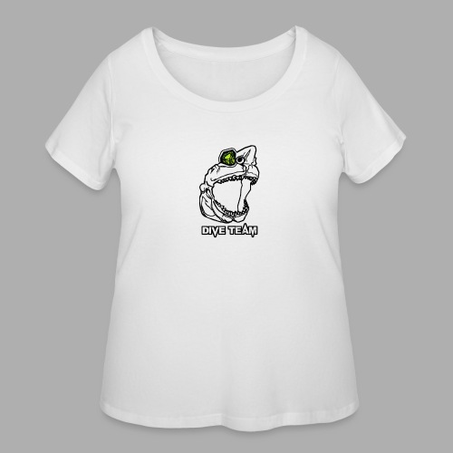 DVTM Shark Shirt - Women's Curvy T-Shirt