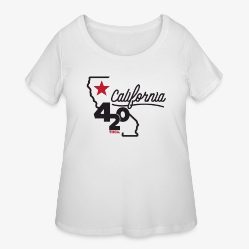 California 420 - Women's Curvy T-Shirt