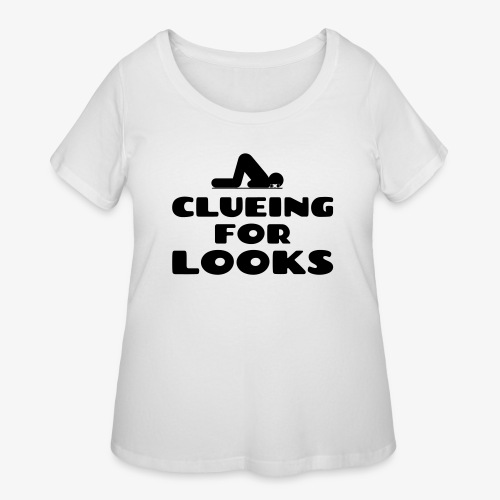 Clueing for Looks (free choice of design color) - Women's Curvy T-Shirt