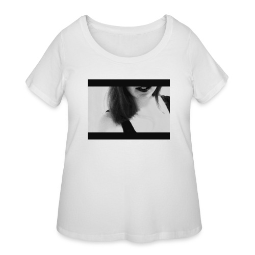 Black and White Girl - Women's Curvy T-Shirt