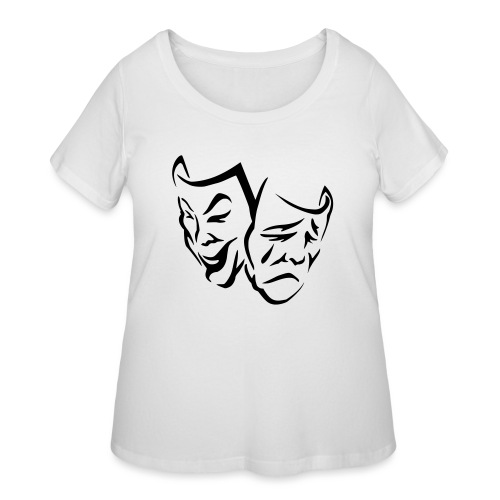 Plex Cover Smiles II - Women's Curvy T-Shirt