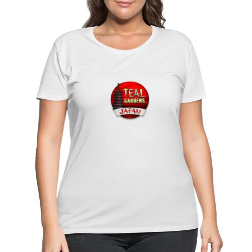 Teal Gardens - Women's Curvy T-Shirt