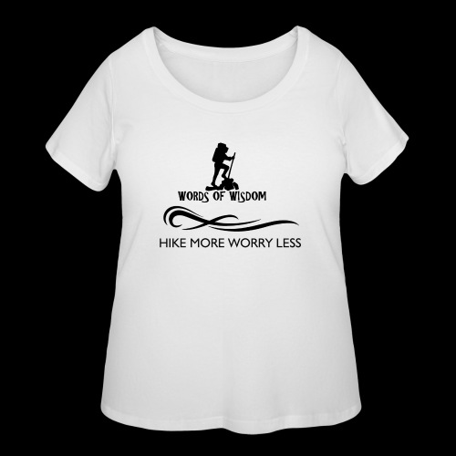 Hike More Worry Less - Women's Curvy T-Shirt