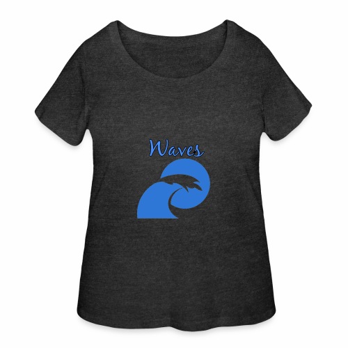 Waves - Women's Curvy T-Shirt