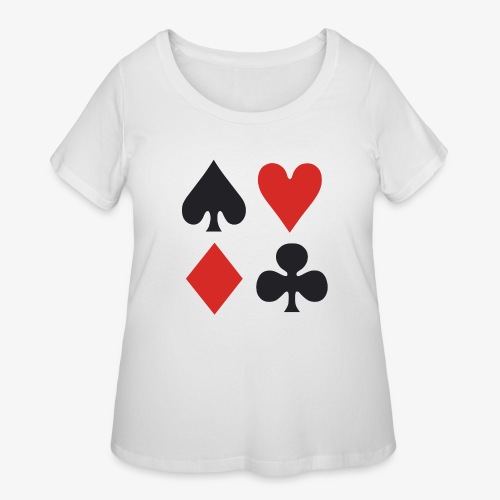 Poker Fan - Women's Curvy T-Shirt