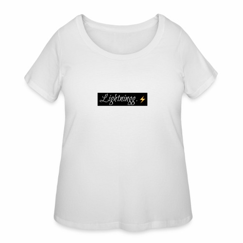Lightning - Women's Curvy T-Shirt