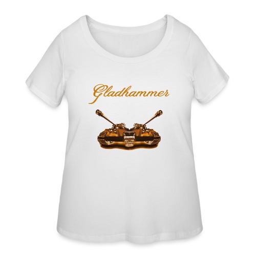 Gladhammer (Gold Tank) - Women's Curvy T-Shirt