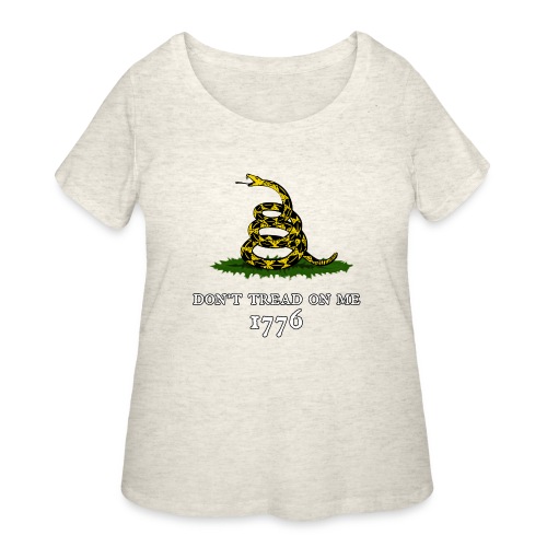 DONT TREAD ON ME 1776 - Women's Curvy T-Shirt