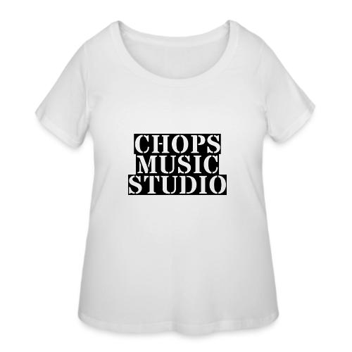 Chops Music Studio Main Logo - Women's Curvy T-Shirt