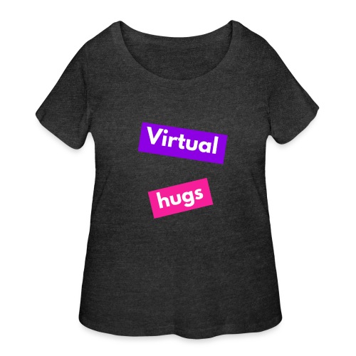 Virtual hugs - Women's Curvy T-Shirt