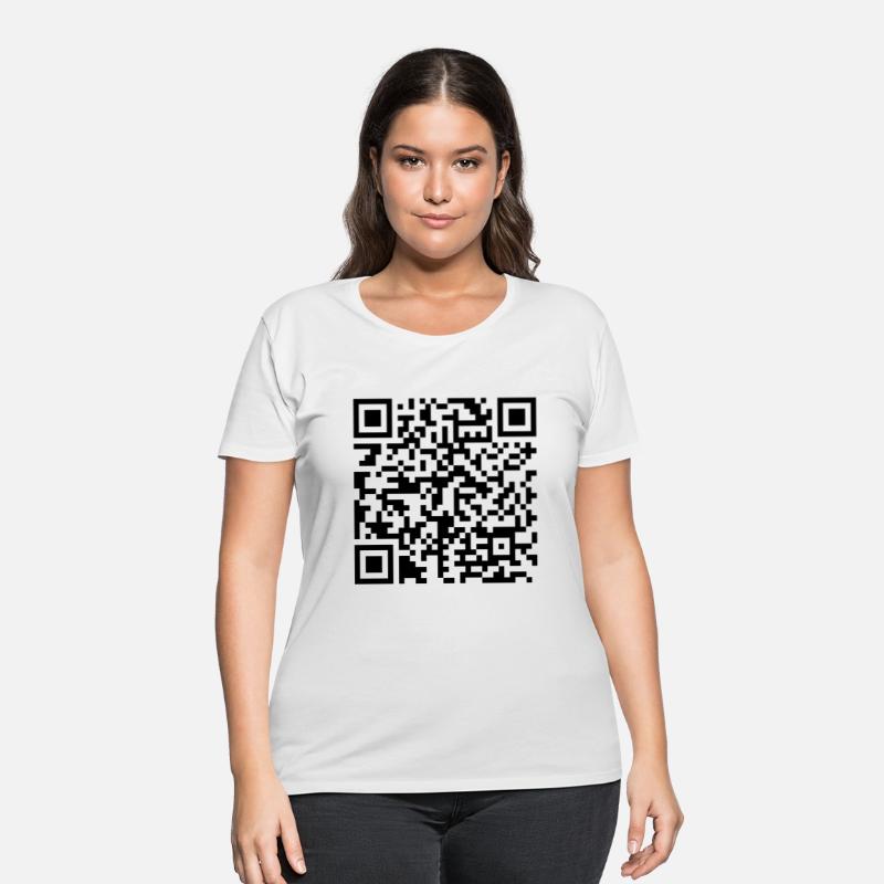barry wood QR code' Women's Plus Size T-Shirt | Spreadshirt