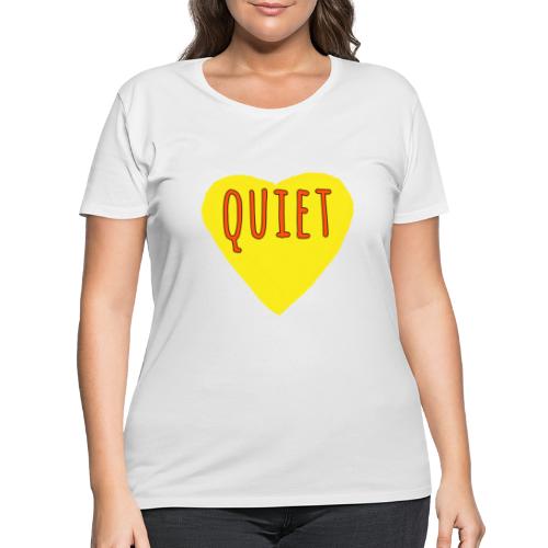 Quiet Candy Heart - Women's Curvy T-Shirt