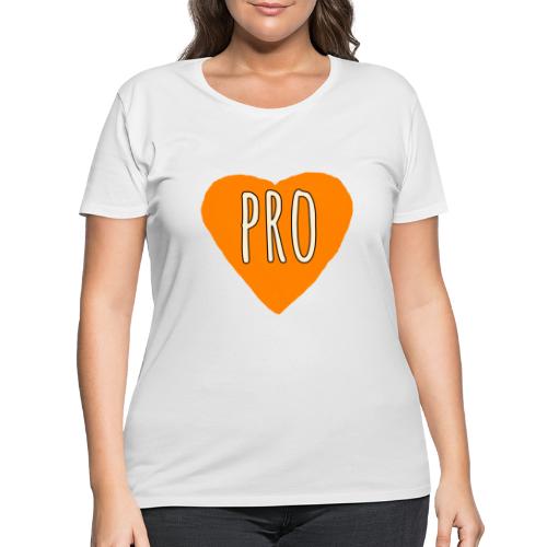 Pro Candy Heart - Women's Curvy T-Shirt