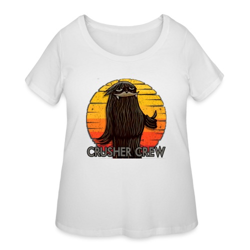Crusher Crew Cryptid Sunset - Women's Curvy T-Shirt