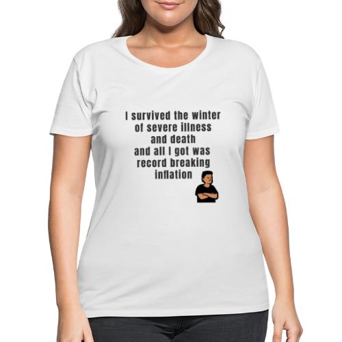Winter of illnes and death - Women's Curvy T-Shirt