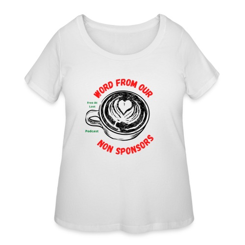 Word from non sponsor - Women's Curvy T-Shirt