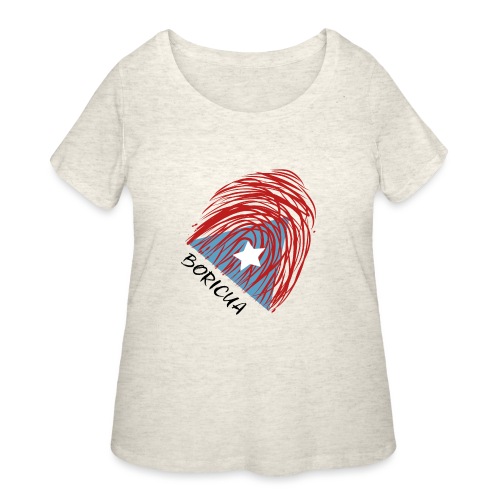 Puerto Rico DNA - Women's Curvy T-Shirt