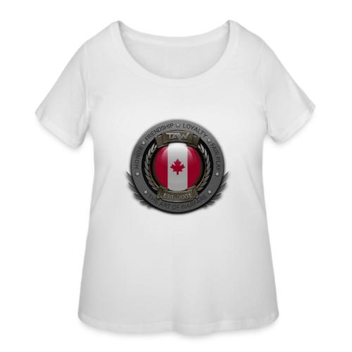 TAW SEAL flags Canada - Women's Curvy T-Shirt