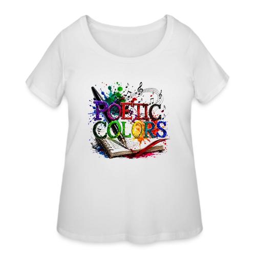 POETICCOLORS ORIGINAL REMIXED - Women's Curvy T-Shirt