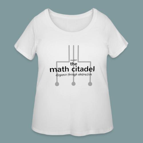 Abstract Math Citadel - Women's Curvy T-Shirt