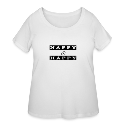 Nappy and Happy - Women's Curvy T-Shirt