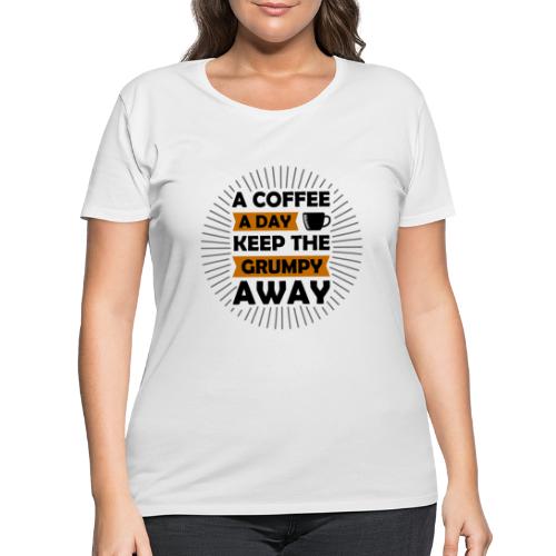 coffee lover - Women's Curvy T-Shirt