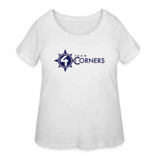 Team 4 Corners 2018 logo - Women's Curvy T-Shirt