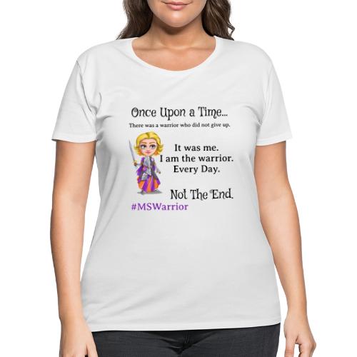 MS Warrior Woman - Women's Curvy T-Shirt