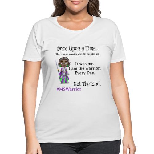 MS Warrior Woman - Women's Curvy T-Shirt