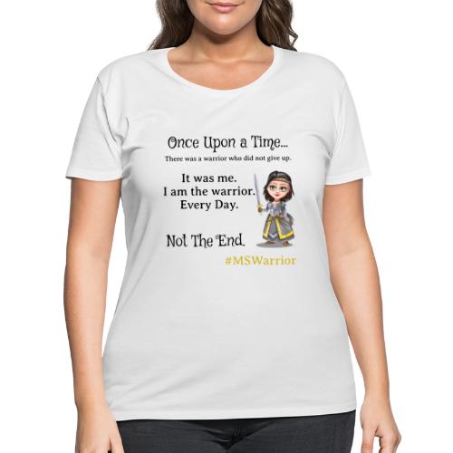 MS Warrior Woman - Women's Curvy T-Shirt