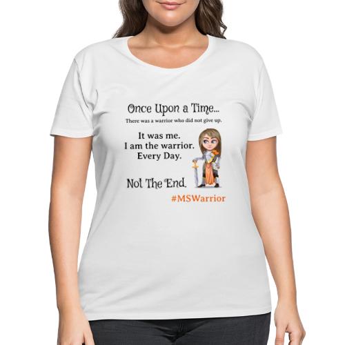 MS Warrior Woman - Women's Curvy T-Shirt