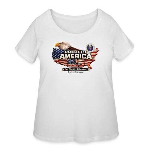 Get Big. Get Educated. Collection - Women's Curvy T-Shirt