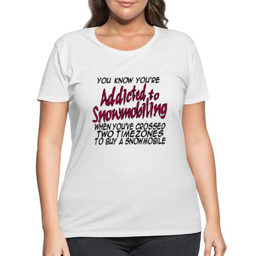 Addicted Time Zones - Women's Curvy T-Shirt