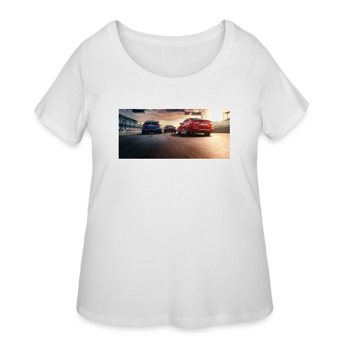 Cars Race - Women's Curvy T-Shirt