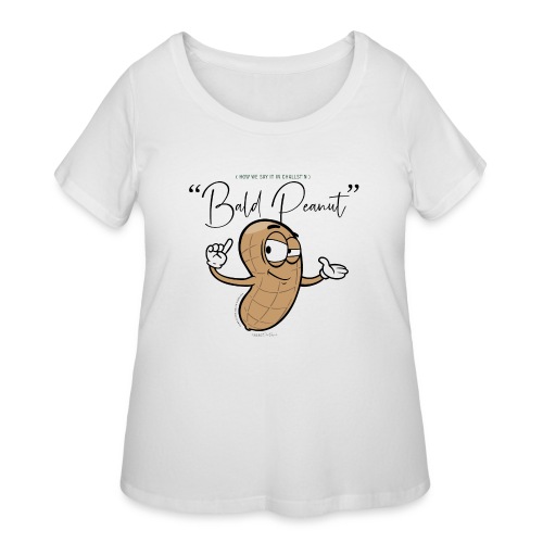 Bald Peanut - Women's Curvy T-Shirt