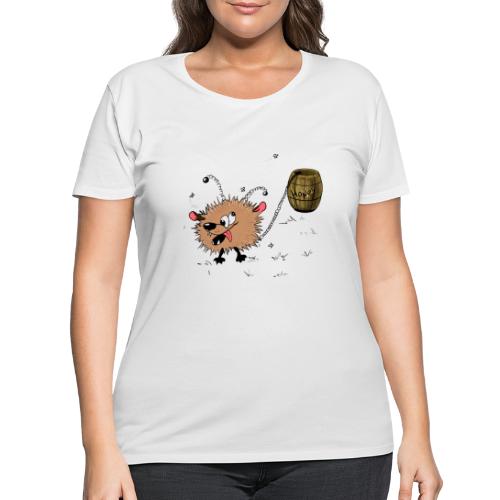 Blinkypaws: Awoof and Honey - Women's Curvy T-Shirt