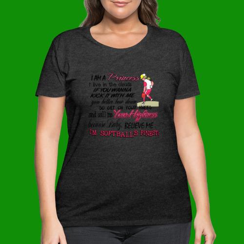 Softballs Finest - Women's Curvy T-Shirt
