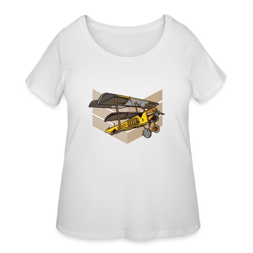 SteamPunk Double Decker - Women's Curvy T-Shirt