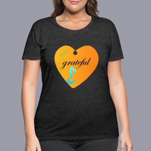 GRATEFUL - Women's Curvy T-Shirt