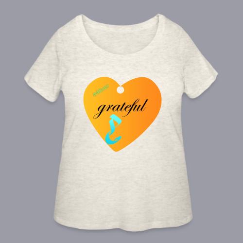 GRATEFUL - Women's Curvy T-Shirt