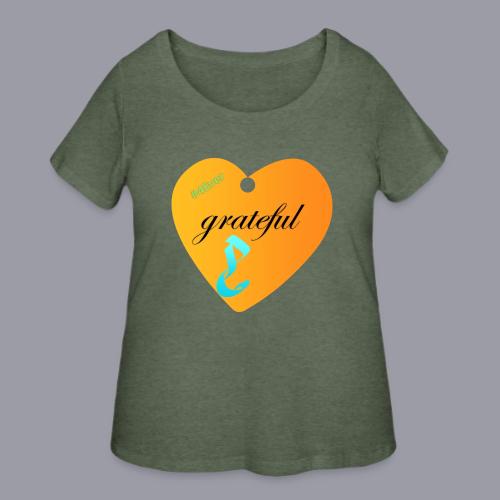 GRATEFUL - Women's Curvy T-Shirt
