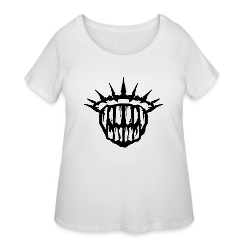 Teeth Of The Divine Sigil BLACK - Women's Curvy T-Shirt