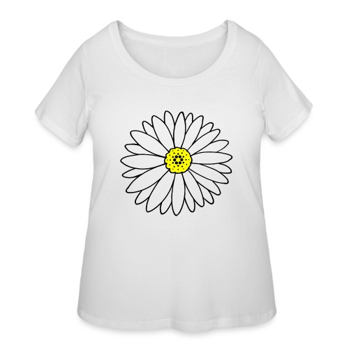 ada lovelace cardano flower - Women's Curvy T-Shirt