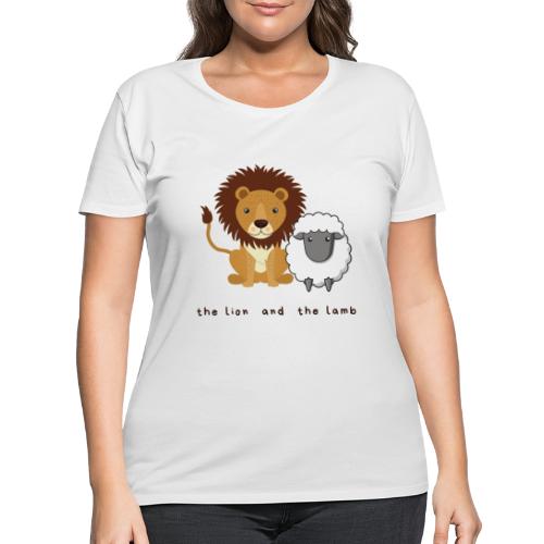 The Lion and the Lamb Shirt - Women's Curvy T-Shirt